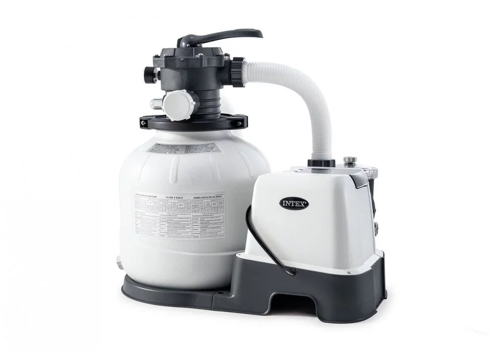 15,000 Pump Gallons Pools Salt Clear Water Filter to amd up Krystal Sand System Intex for