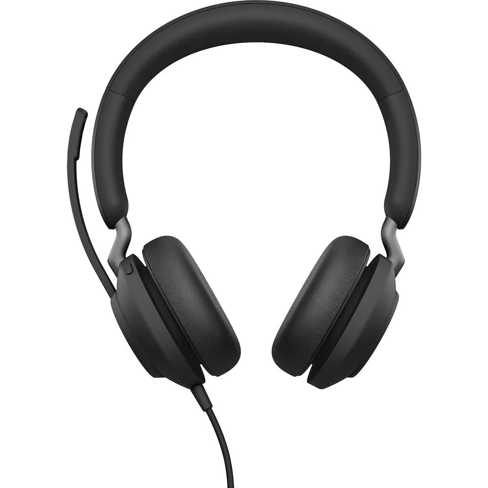 40 Passive Wired All-Day Jabra UC and for Music, USB-C, Enhanced - Evolve2 Stereo, (Open Cancelling Calls USB-C with - UC-Optimized Box) Headset Comfort, Noise Headphones, Headphones, Telework