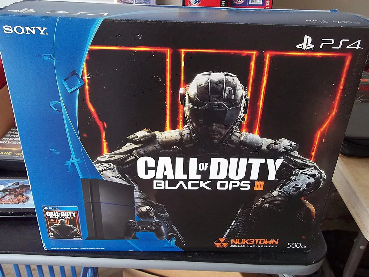 Duty Ops Sony Of Call PlayStation Bundle PS4 4 (Refurbished) Restored III With COD 500 Console GB