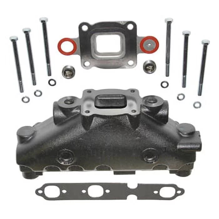 Manifold, V6 Exhaust #: 2002-UpPro 1-864612 X-Ref #: Barr Joint 4.3L Mercruiser w/Dry 864612T01