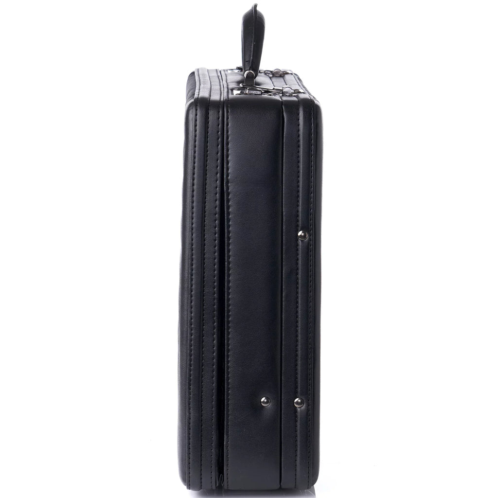 Lock Hard Dual Side Combination Expandable Attache Case Alpine Briefcase Swiss