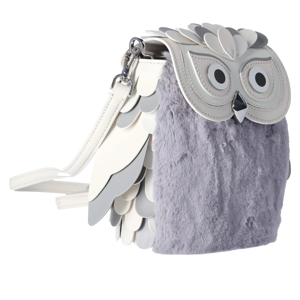 Gray 3D Bag Spade Crossbody Hoot Owl Limited Novelty Edition Kate