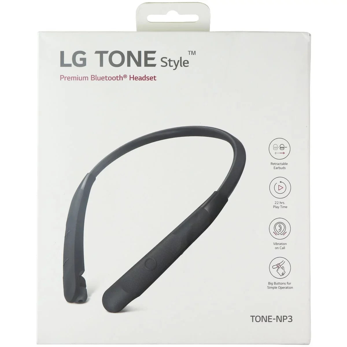 Headset Style Premium LG (TONE-NP3) TONE Bluetooth -