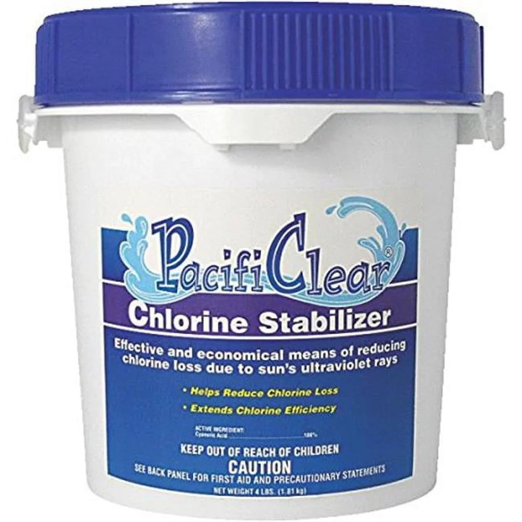 Techniques Pail F081004032PC Chlorine - 4 lbs Stabilizer Water