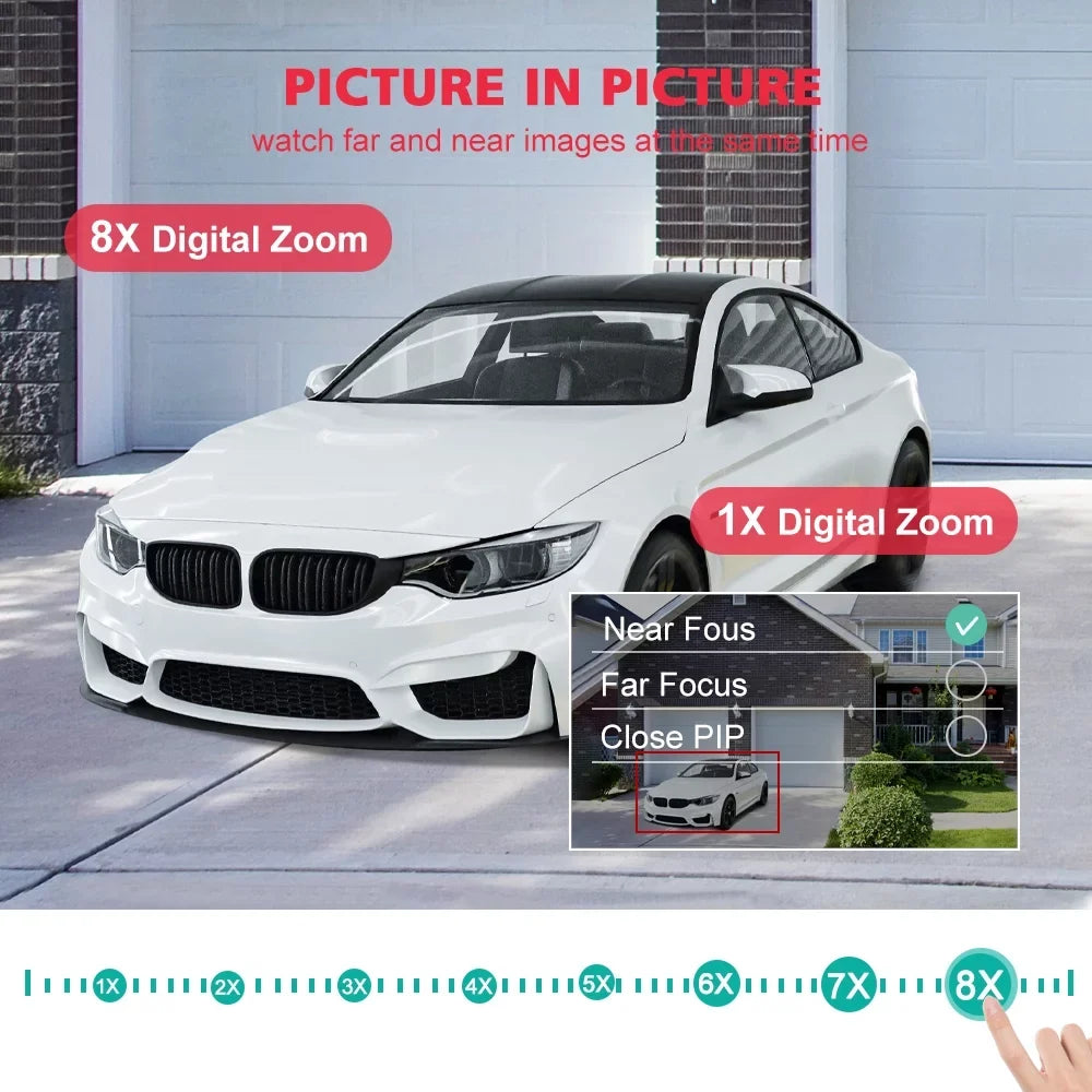 Security Camera IP ICSee Camera WiFi Lens CCTV Wireless PTZ HD Outdoor Dual Home