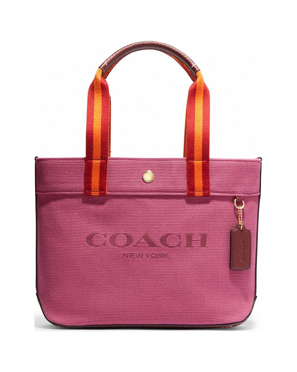 Canvas Handbag Raspberry Women's Multi) Coach Small (Light Tote