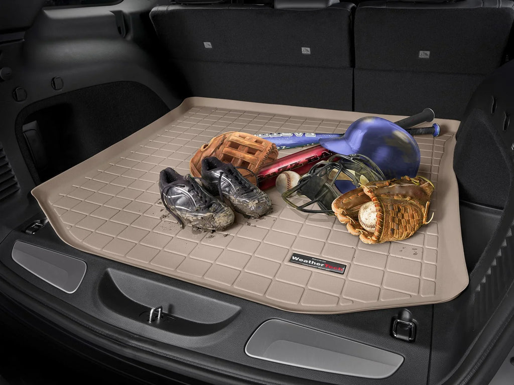 Seating, Behind Liner 2009-2013 Row 2nd Tan Cargo Subaru compatible Forester - Trunk WeatherTech with