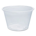 oz. (2500/Carton)] Portion Dart Complements - Polypropylene Conex Clear 400PC Containers 4