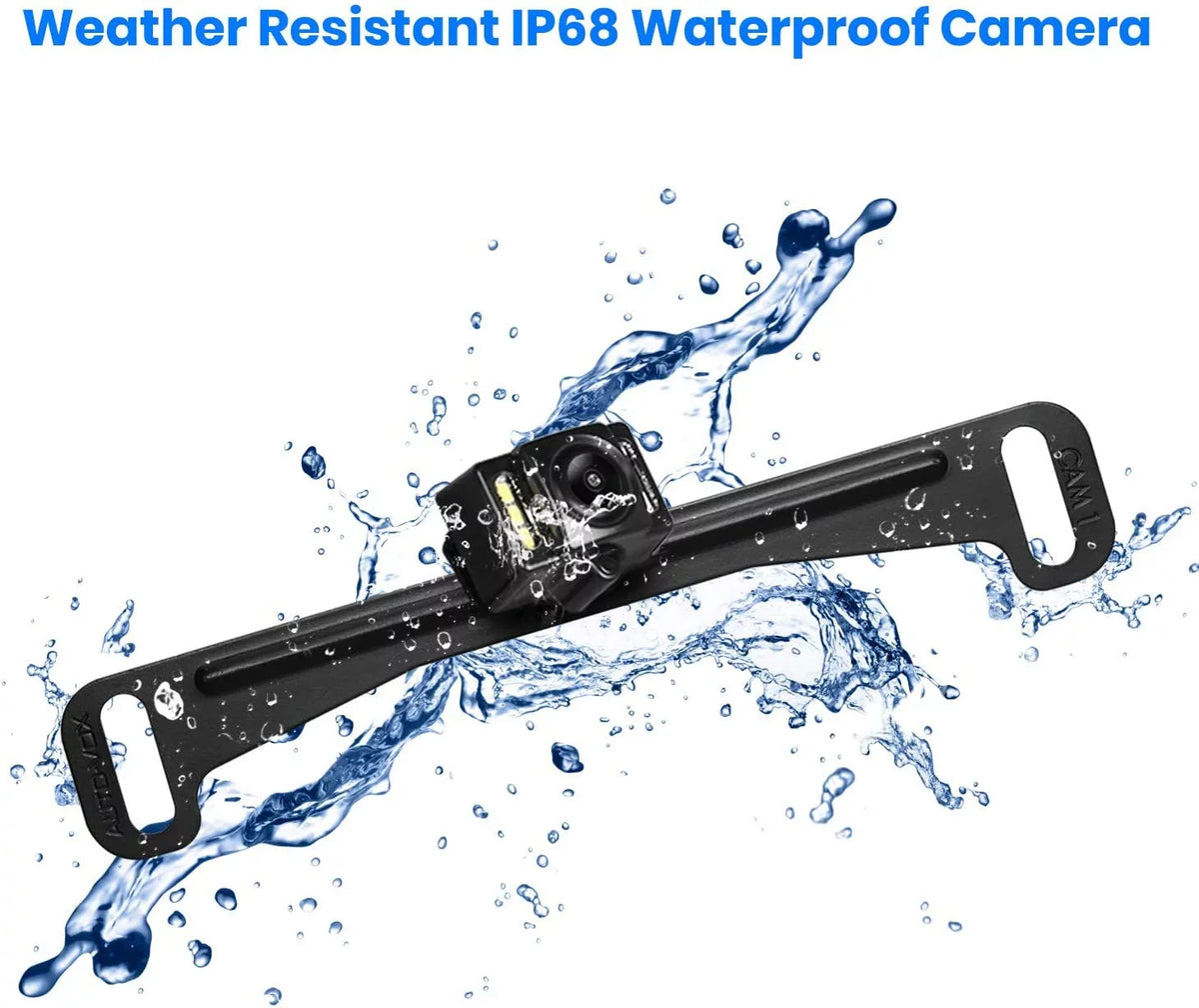 Camera Upgrade Up Monitor Back Camera Look Waterproof T1400 Mirror Wireless Vision Night Super Rear AUTO-VOX for , Kit with Camera OEM View Backup Car/Trucks