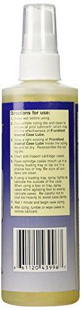 Reloading Lube Frankford for Pump oz. Non-Aerosol Spray Arsenal 8 Case