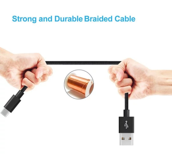10 Pro Home for Axon Type-C Cable Charger Rugged Clip w Fast USB ZTE Case Holster Belt 6ft