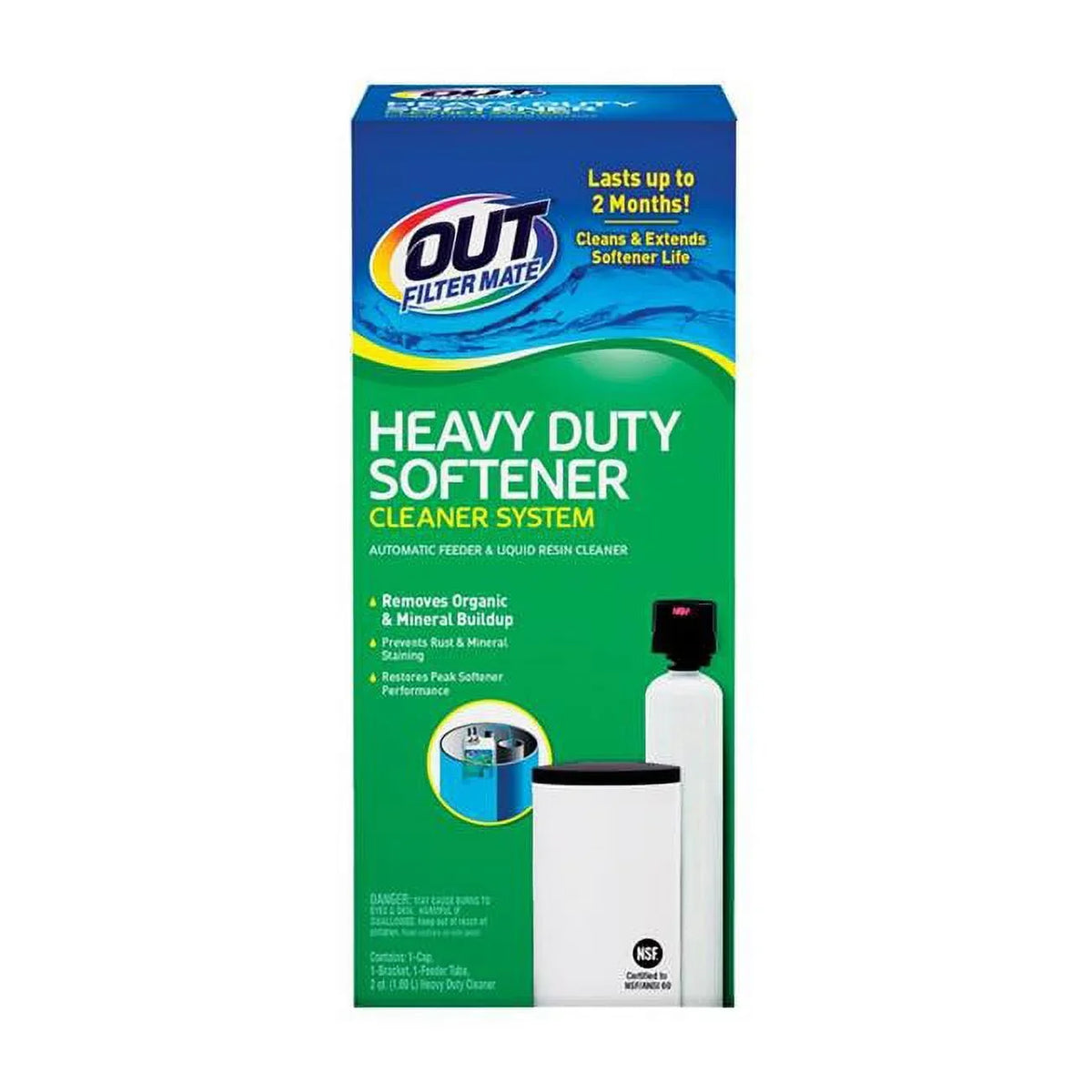 oz Softener OUT 64 Kit System Cleaner Mate Liquid Filter