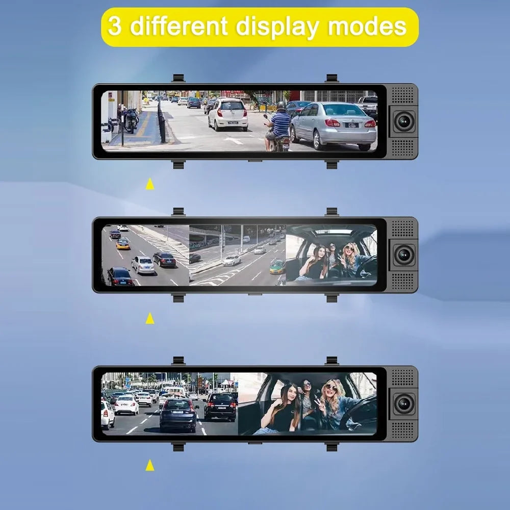 Safety Rearview Clear Car Recorder, Recorder Dcenta Camcorder, Dashcam Auto Camera, Wide Mirror Angle