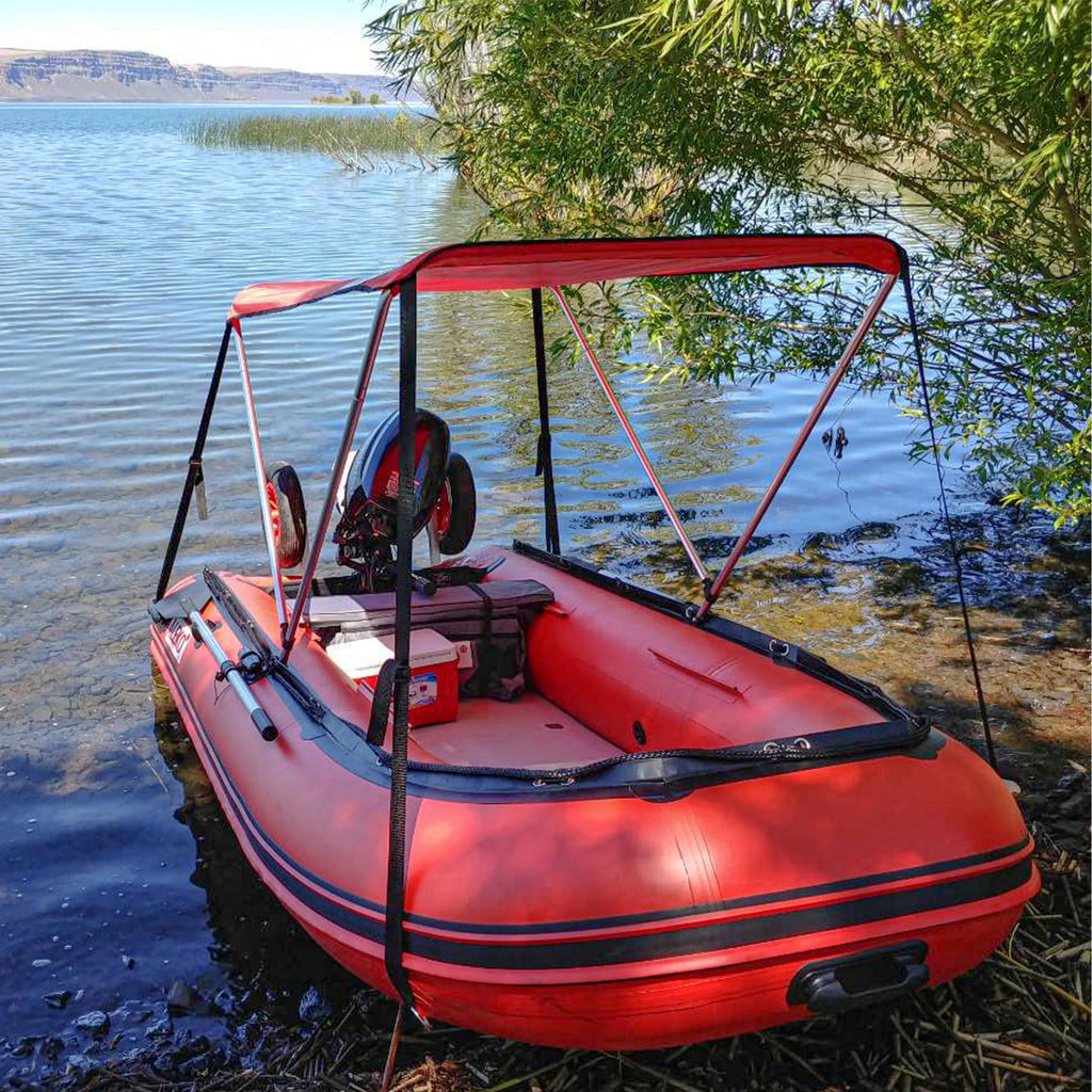 '- Boat ALEKO Red 10.5 with Floor Inflatable Ft - Air Deck