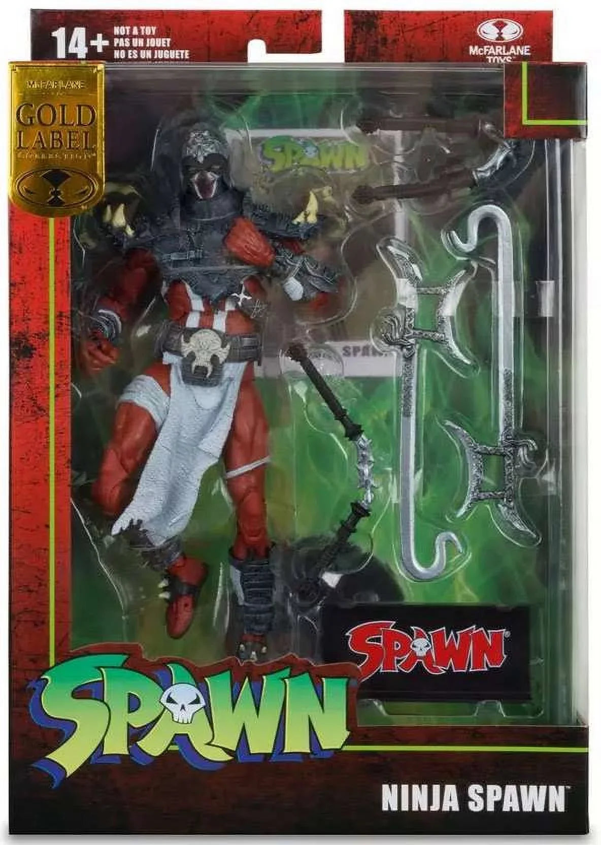 Spawn Action Ninja Collection Figure McFarlane Gold Label