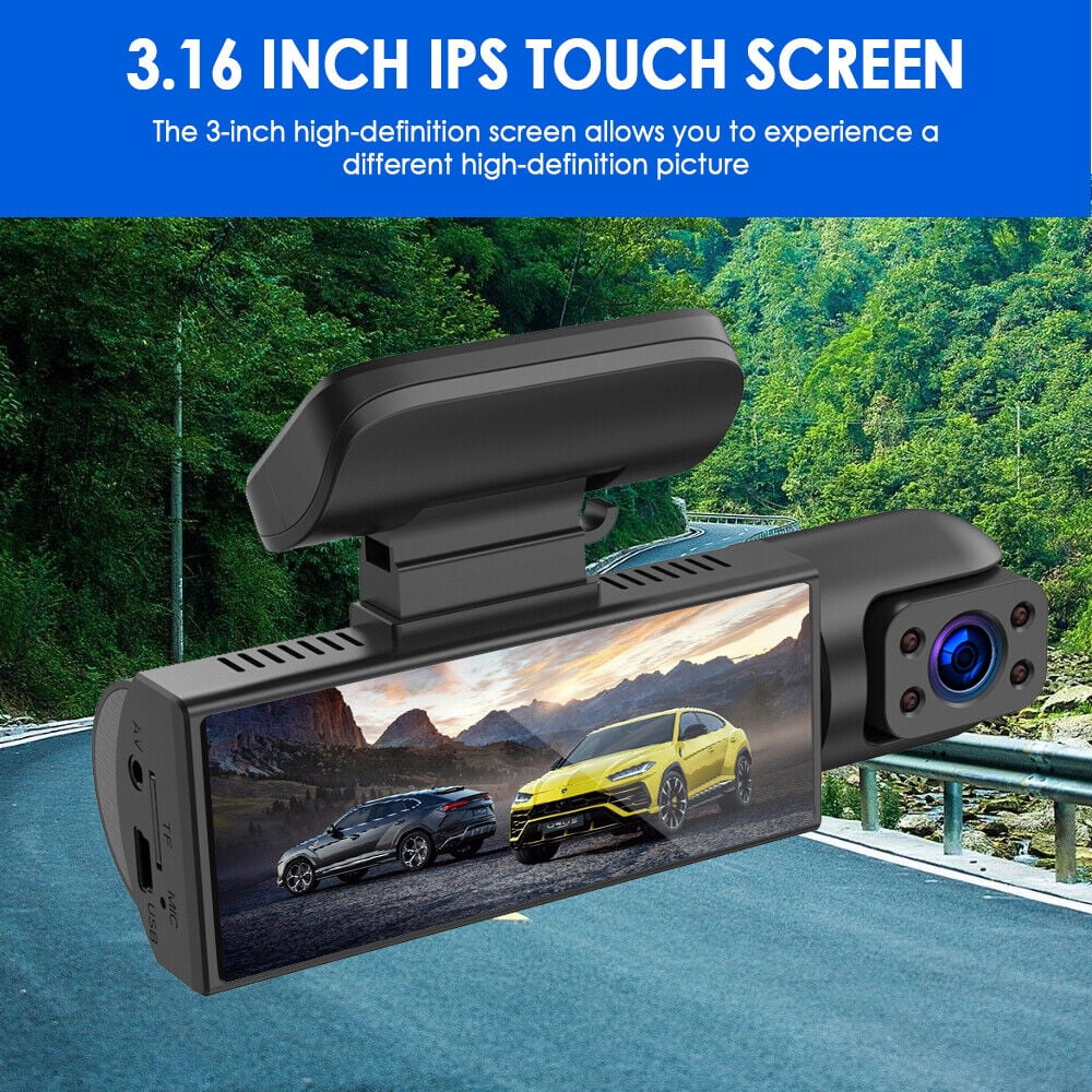 Parking Vtin Lens G-sensor Recorder 1080P Dash Car Video Monitor Cam HD Dual Camera