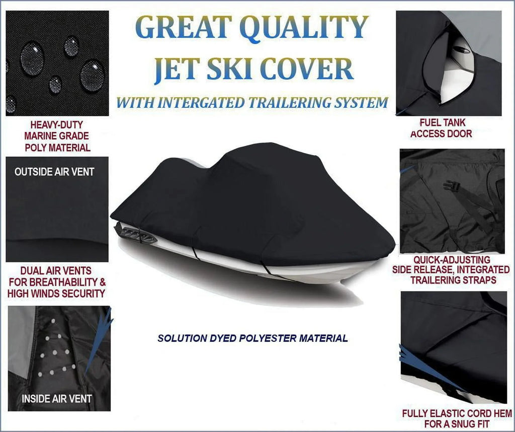 SKI Sea 600D for 2012 BLACK PWC Sea-Doo JET 2016 2013 Doo Compatible 2011 2015 RXT Cover 2014 260 2017 Bombardier