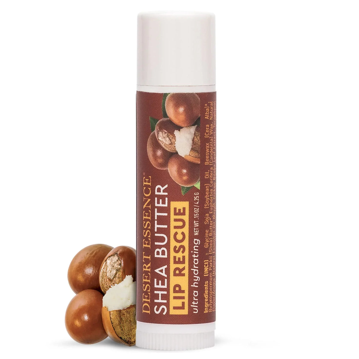 Pack Extract- 24, - - Oil Rescue Beeswax Stick, Peppermint of Cracked Ultra Lip Butter Soft Essence Oz Ginkgo - - w/ Or Balm E - Soothes Hydrating Vitamin Desert Lips 0.15 Dry Shea Biloba Moisturizer
