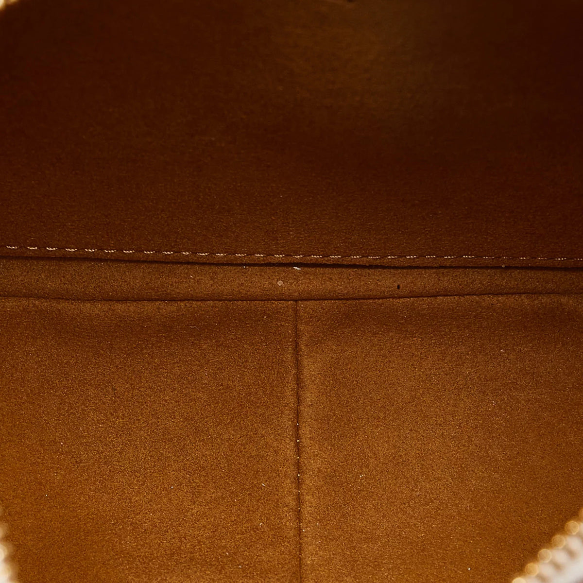 Vegetarian Fabric Authenticated Linea Bag (Good) Shoulder Logo Brown Pre-Owned Unisex McCartney Polyester Stella