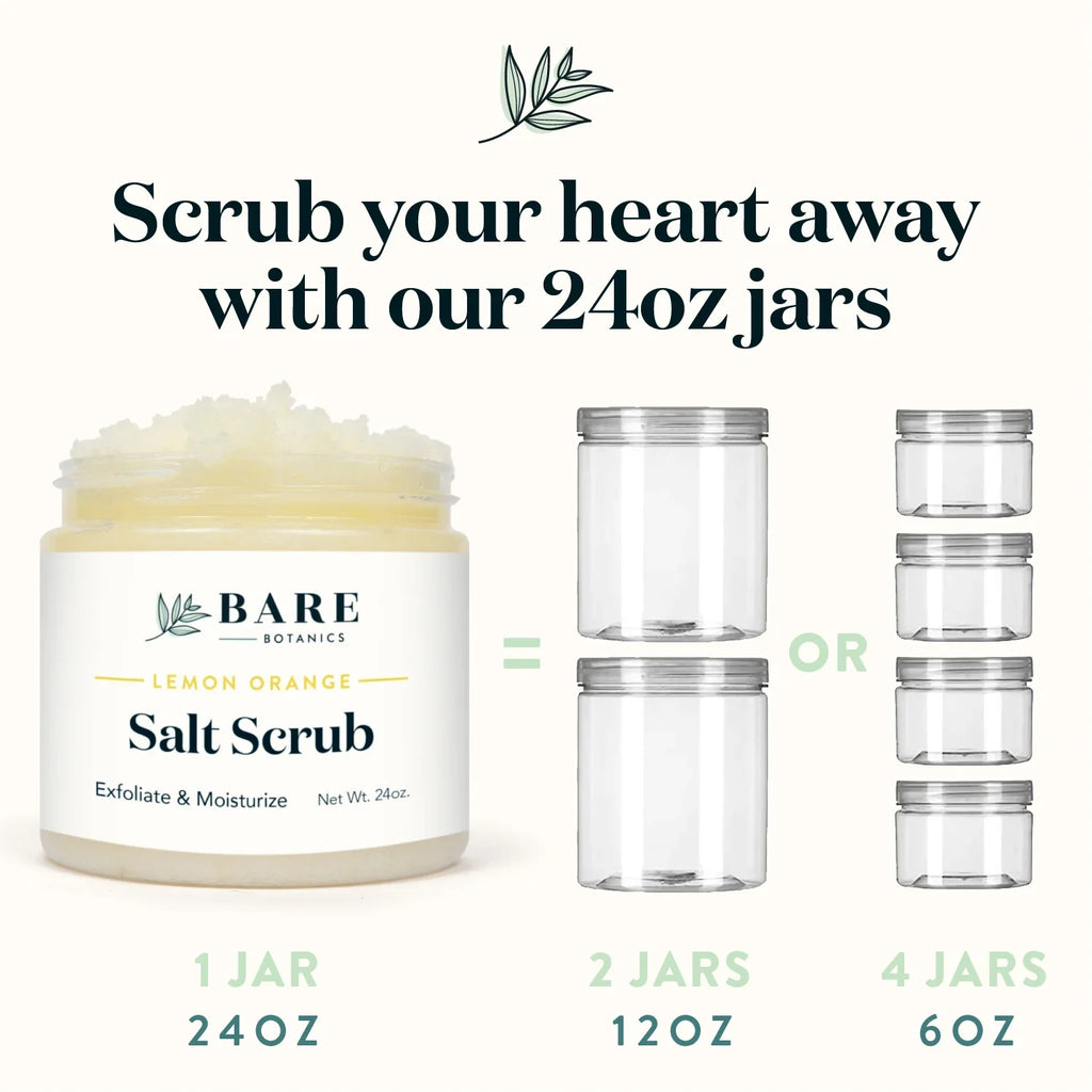 Scrub 24 Botanics Body Orange Bare Lemon Salt oz Sea Scrub
