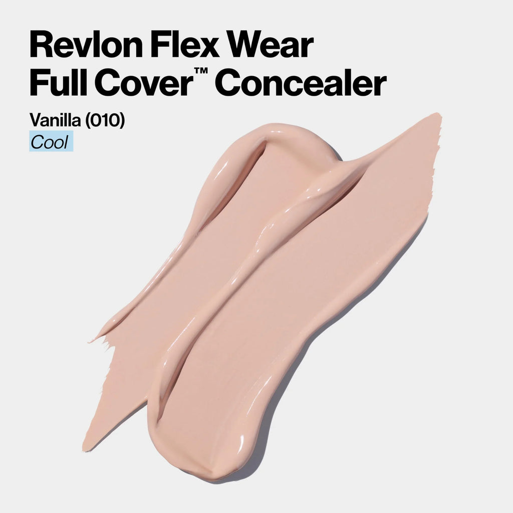 Full Wear, 010 Hyaluronic Oz. Flex With Flexible Revlon Acid 0.34 Cover Non-Creasing Vitamin Colorstay Infused Concealer, Vanilla, Fl & E, Longwear,