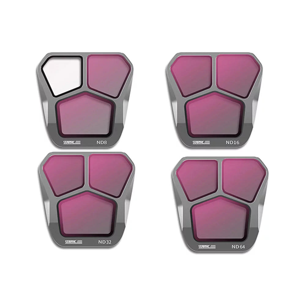 for Pro Light 3 Lens 4-Pack Dadypet ND8/16/32/64 Mavic Filter - DJI Filter Set