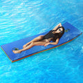 Tear-Resistant XPE Mat River Recreation Float Water for Water Activities, Magshion Water Lily Floating 6x2ft Lake Pool 3-Layer Pad, Ocean Pad Foam Outdoor Floating Blue Mat,