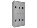 x DTS121836CMG Medium Tier 18d x Gray 36w Tennsco Locker, Double 72h,