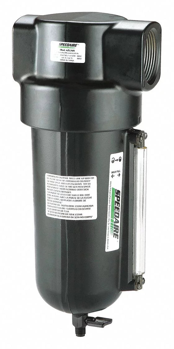 4ZL11 Filter,1-1/2" micron cfm,5 NPT,425 Speedaire