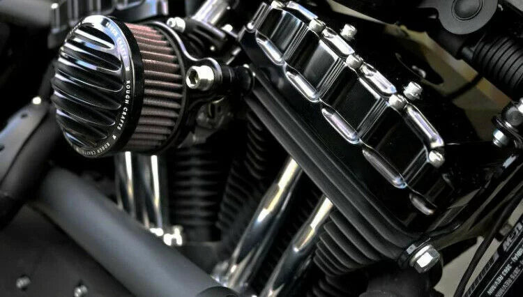 System Sportster XL883 Silver Harley-Davidson XL1200 1988-2015 Filter in Cleaner for Intake Kit Air