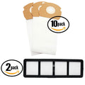 Bag Compatible & AS1001AX Eureka EF-6 - & HEPA Gold Filter Vacuum 2 Eureka AS 30 Vacuum Replacement Bags Filter AirSpeed