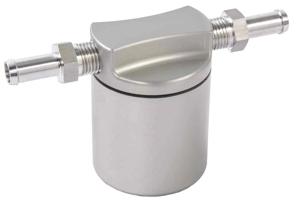 Air Small/Lightweight Oil 52206 Aluminum Billet Design Separator JEGS Universal