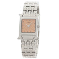 Ladies Wristwatch HH1.210 Steel/SS Pre-Owned Stainless Watch (Good) Hermes H HERMES