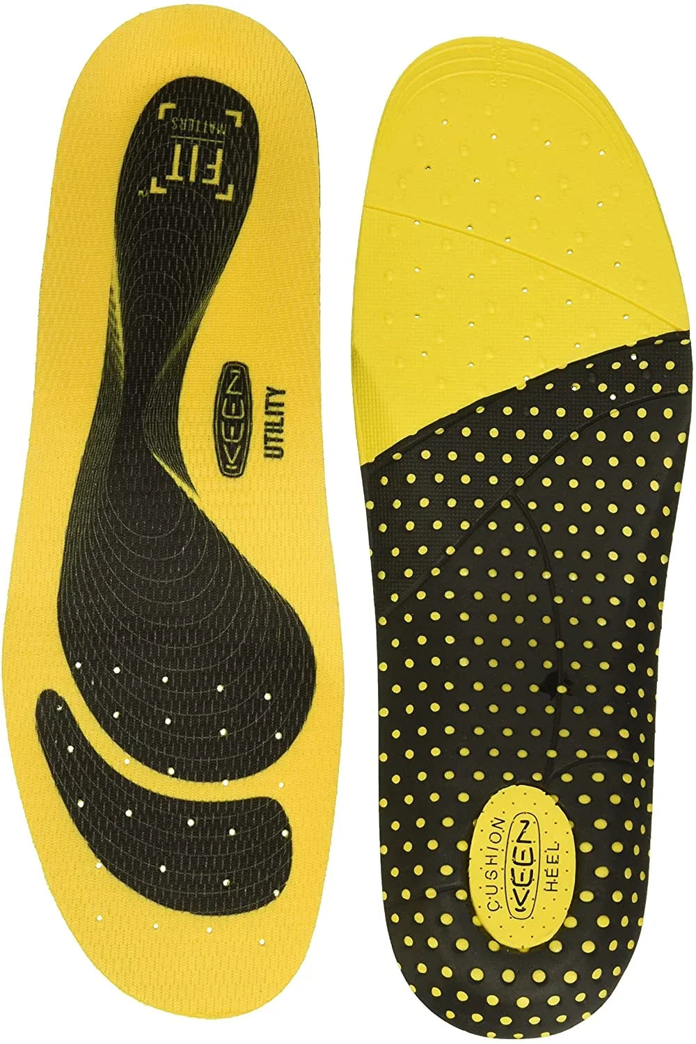 K-10 Support in Insole with for Arch Neutral Yellow Work L KEEN Replacement Utility Mens Pad Boots Heel