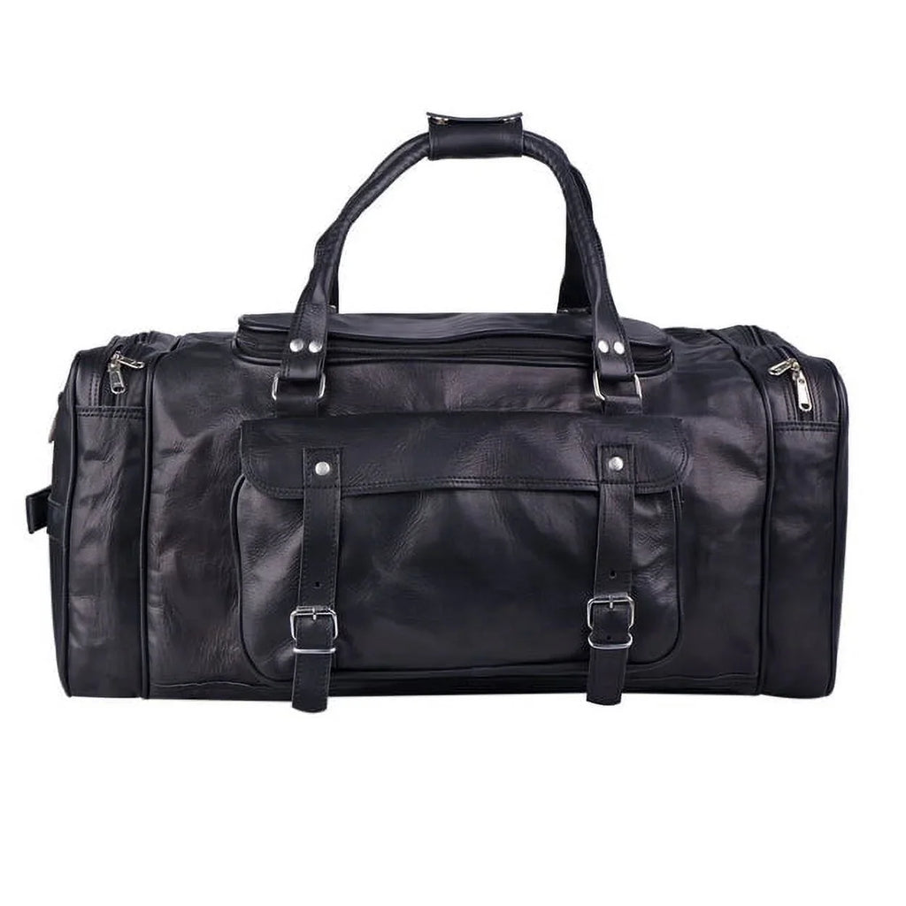 Overnight MaheTri Leather Bag Carry-on Women Travel 30" men For bag Weekender and Duffel Bag Duffel Sports