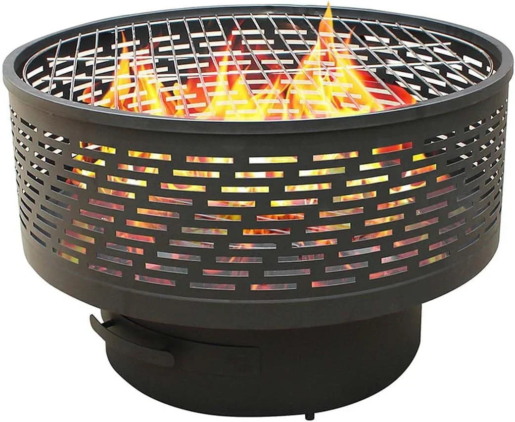 Lightweight Fire for Wood Yard Portable Outside 26" Camping Burning Fireplace Pit, Pits, Table UPYOOE Fire Firepit, Wood Outdoor Backyard with Portable Outdoor Wood Garden Bonfire Cover, Fire Pit