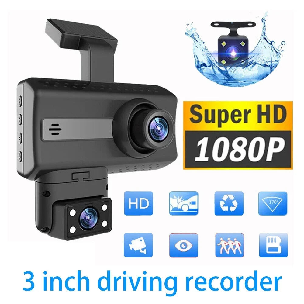 G Cam Recorder: Front Camera Car 1080P JahyShow Rear Video, Dash Dual Lens Sensor and