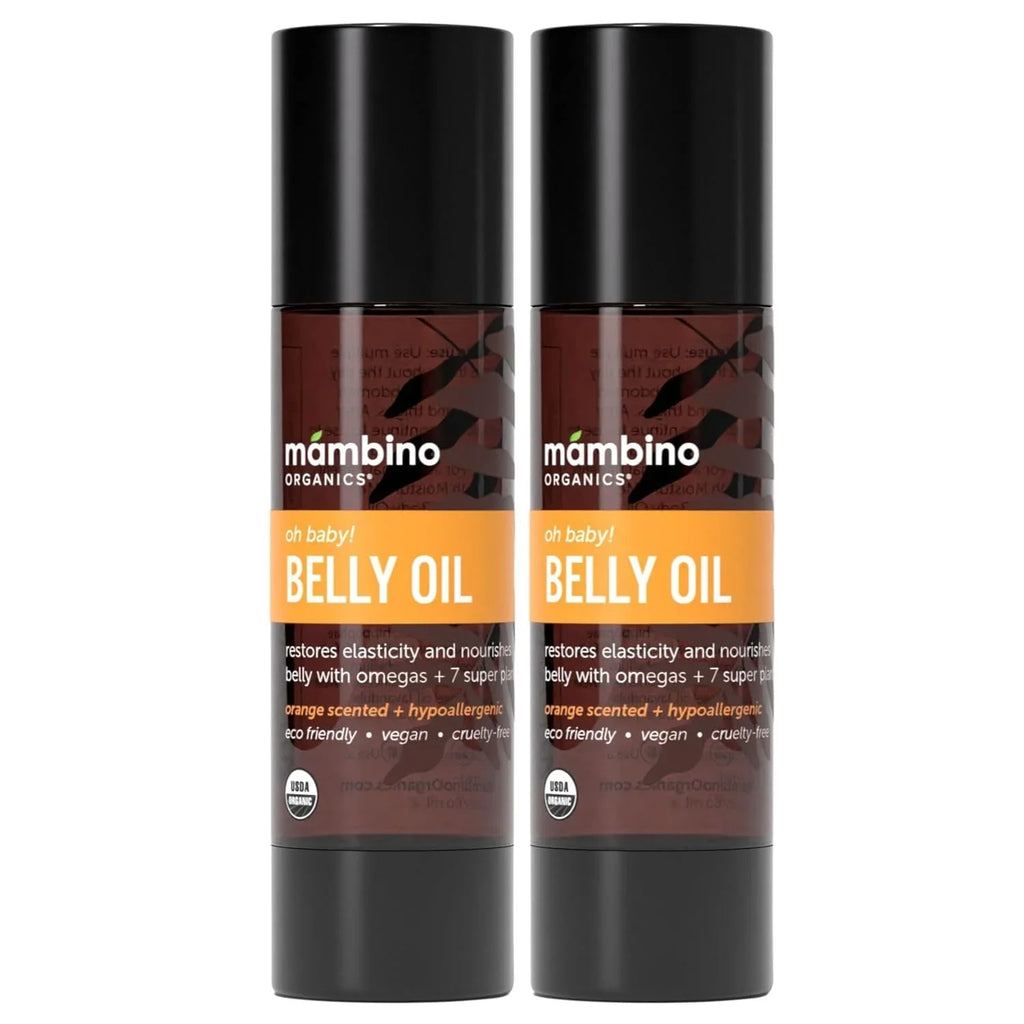 All 4 Body - Natural for (2Pack) Oz Mambino Belly Anti Oil - Baby! Pregnancy Mark Oh Stretch Organics Oil