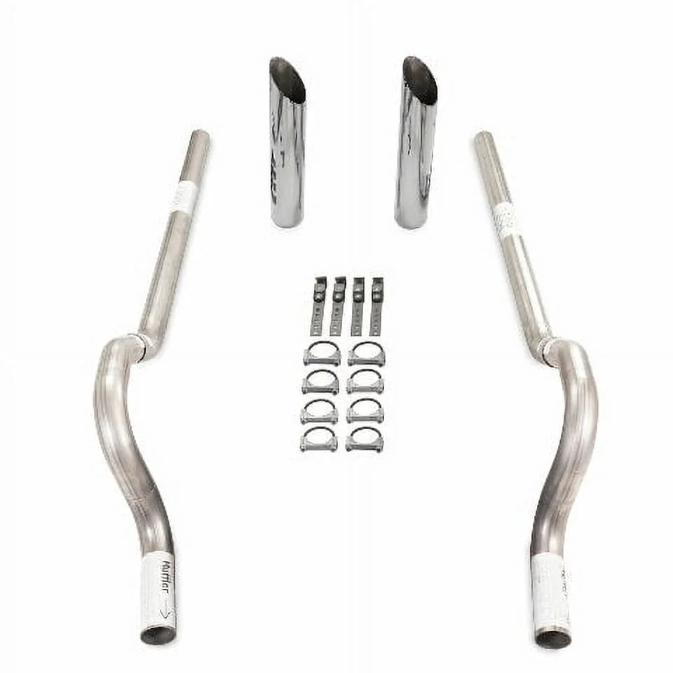 Exit 62-74 Rear Dual Body Kit Car with Tip Exhaust SW 2.5" Muffler Mopar B No