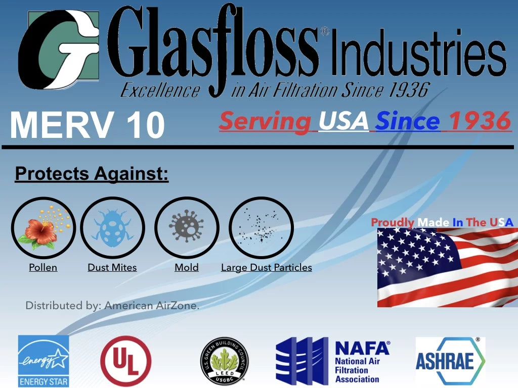 '- - or Air Home - (Pack 4" HVAC Pleated 14x24x4 - Furnace Filter of AC Air The - or for Filter Made Air In Glasfloss 2) MERV Office - Filter 10 USA.