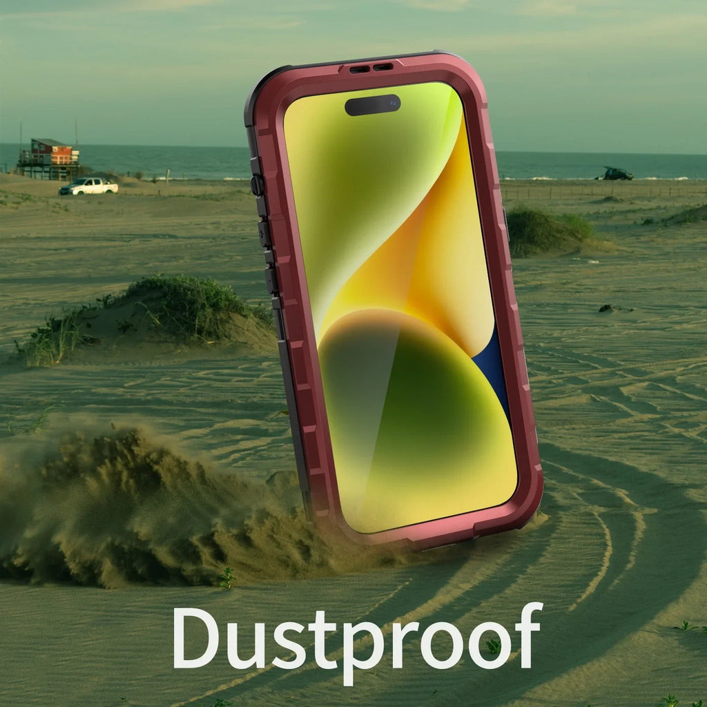 Case Protector,Underwater Pro Full Screen 15 Built-in Sealed for Red Protection Lens Dustproof for Waterproof Cover 15 Shockproof and iPhone Full-Body Pro, Sturdy with iPhone Camera