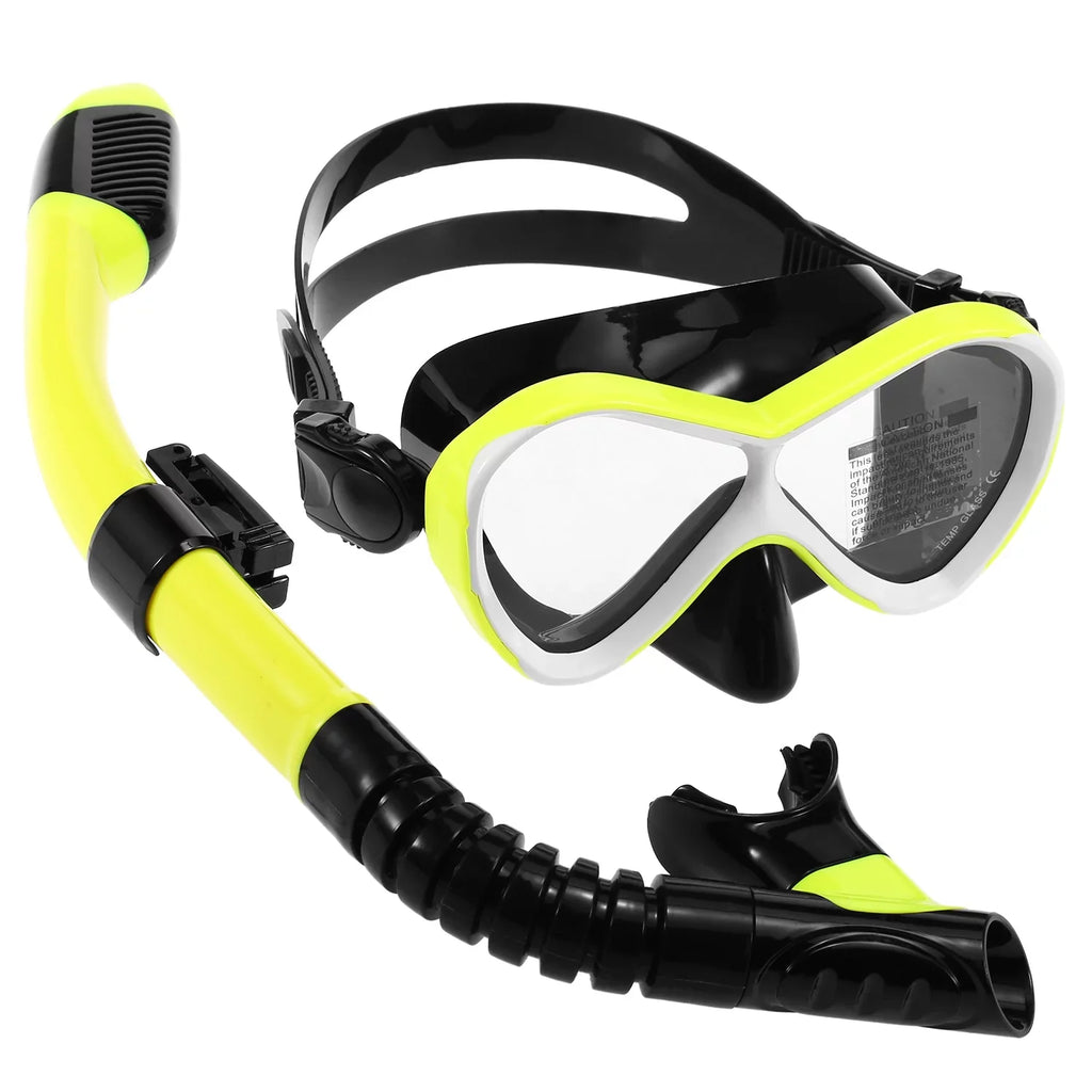 Swimming Ideal Kids' Goggles Water Snorkelers for Tube Resistant - with Excursions Snorkel Kids Fog - Apexeon for Set Professional Goggles