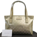 New) Handbag Implement 002123 GUCCI (Like 211138 Tote Bag Gold GG Pre-Owned