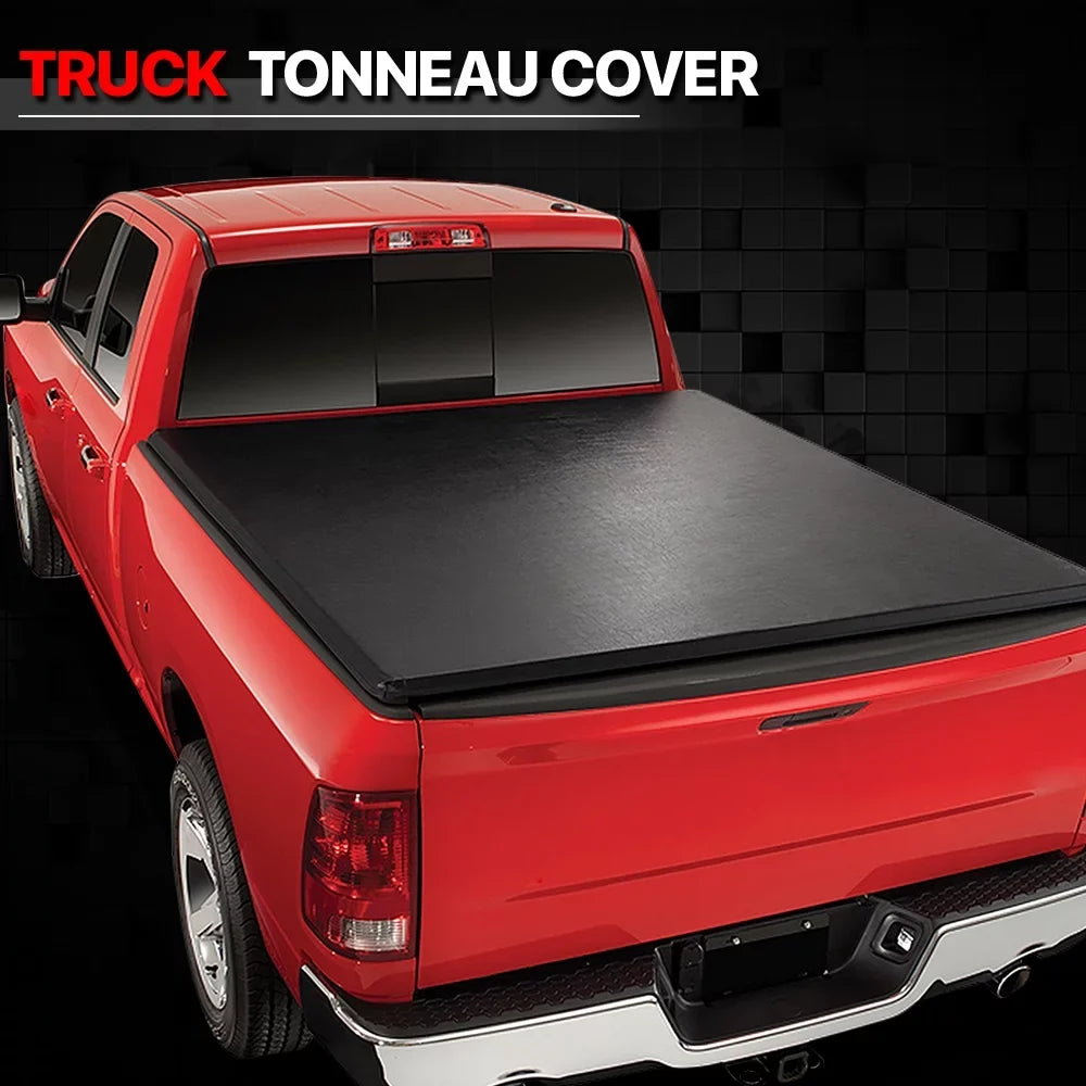 Tonneau Soft Fleetside Top 2005-2019 for NISSAN Truck Short Frontier 05-21 5Ft Tri-Fold select: FRONTIER Cover Bed Fits