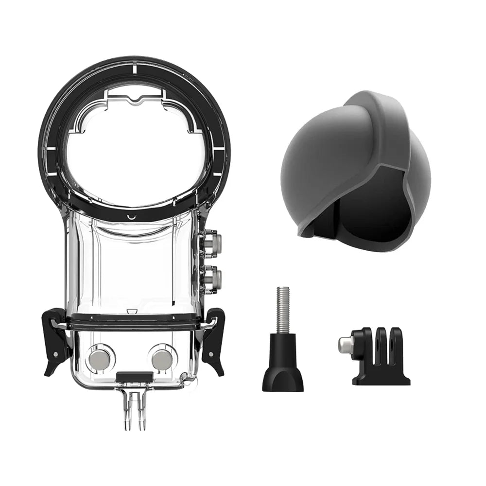 Silicone Diving Dive Cover Protective Case, Housing, Sports Panoramic Radirus Cover, Camera Lens Waterproof 50M, Underwater