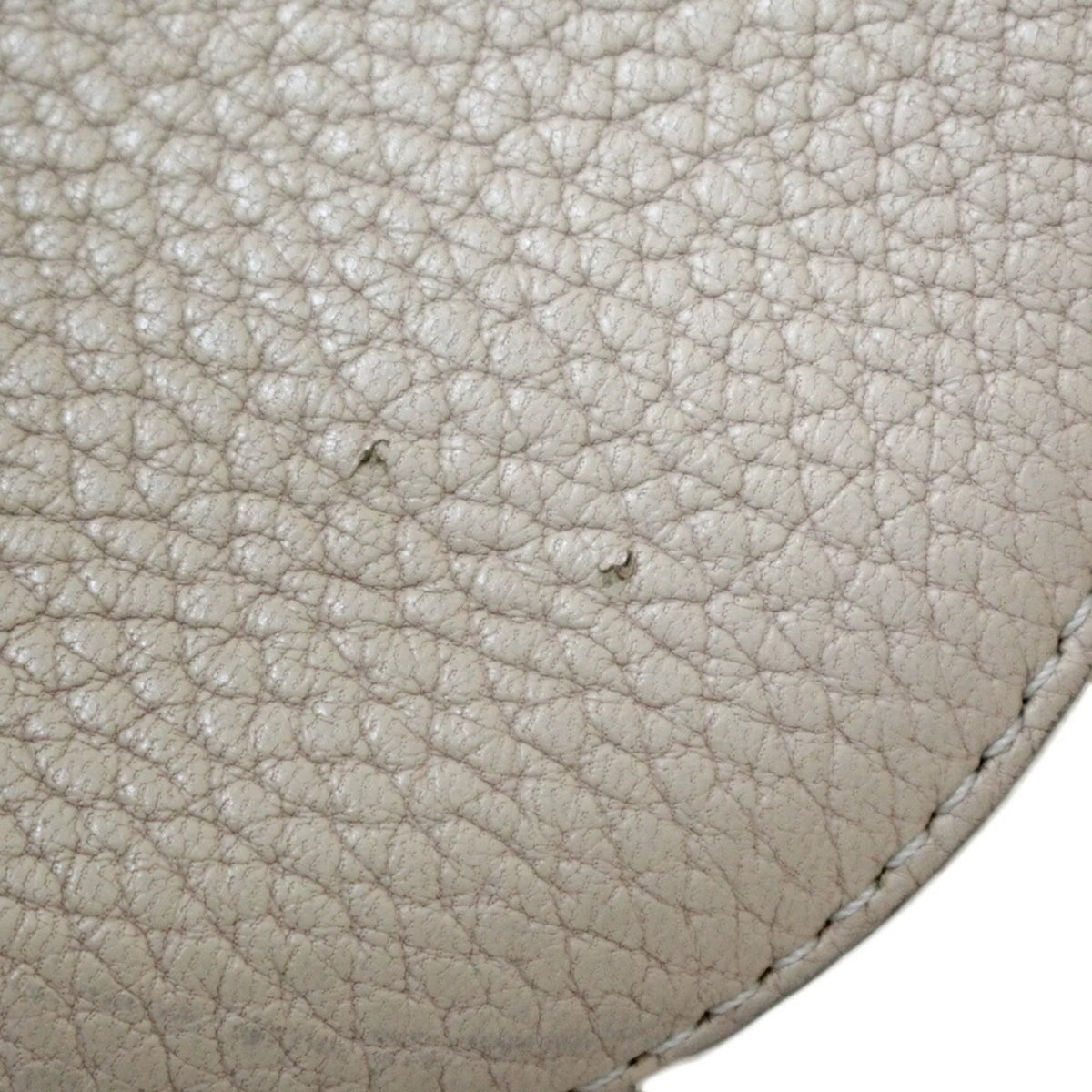 BRB01000000002558 Chain Leather Pre-Owned (Fair) Bag Beige Chloe Shoulder Chloé Ladies