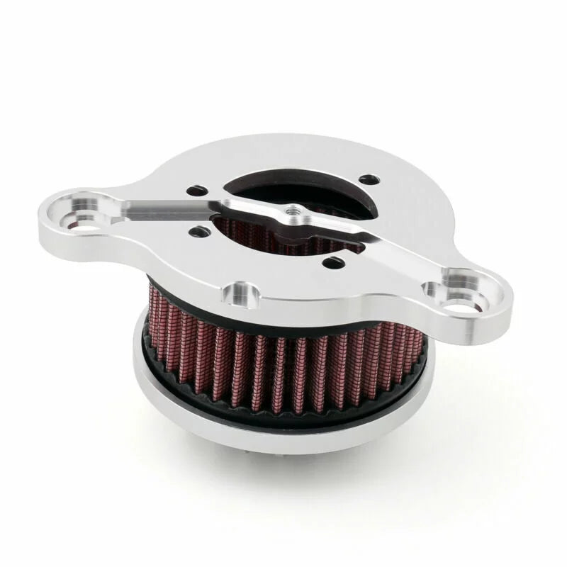 System Sportster XL883 Silver Harley-Davidson XL1200 1988-2015 Filter in Cleaner for Intake Kit Air