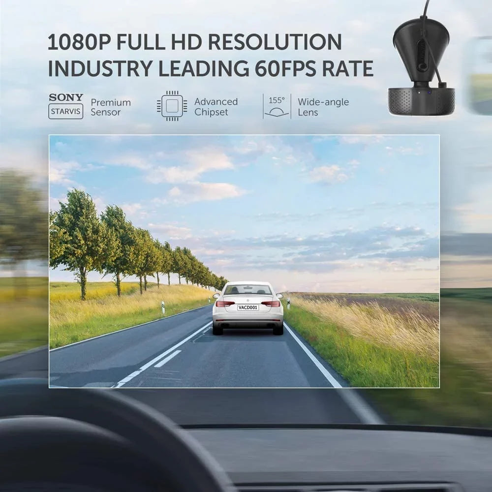 Mode Cam Sensor Vision | G-Sensor Dash | Sony Night | 128GB GPS Support Recorder Dash VAVA 1920X1080P@60Fps Wi-Fi with | Camera | | | Max Car Dashboard Parking Camera