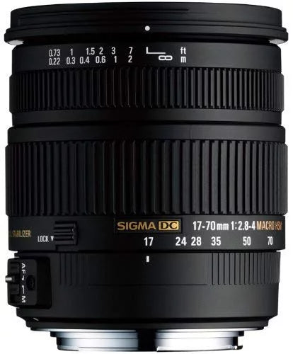 MACRO HSM F2.8-4 DC Sigma 17-70mm Lens -