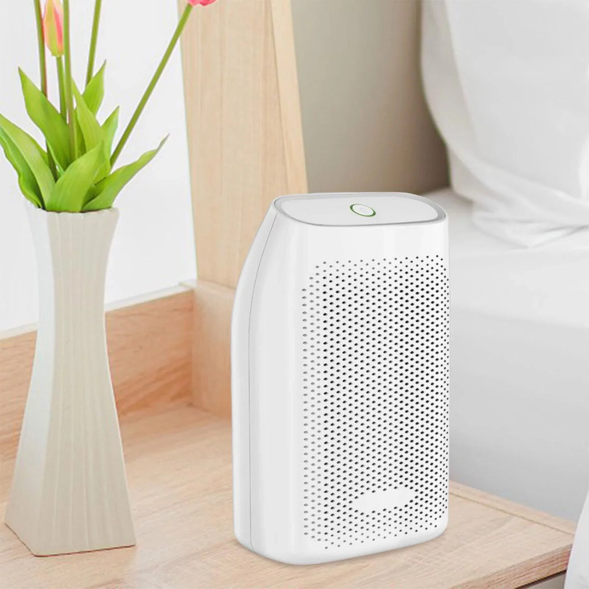 Compact Dehumidifier for Energy Auto Home, 700ml Bathroom Shut Convenient Powerful Absorbing Moisture Home Semiconductor Saving
